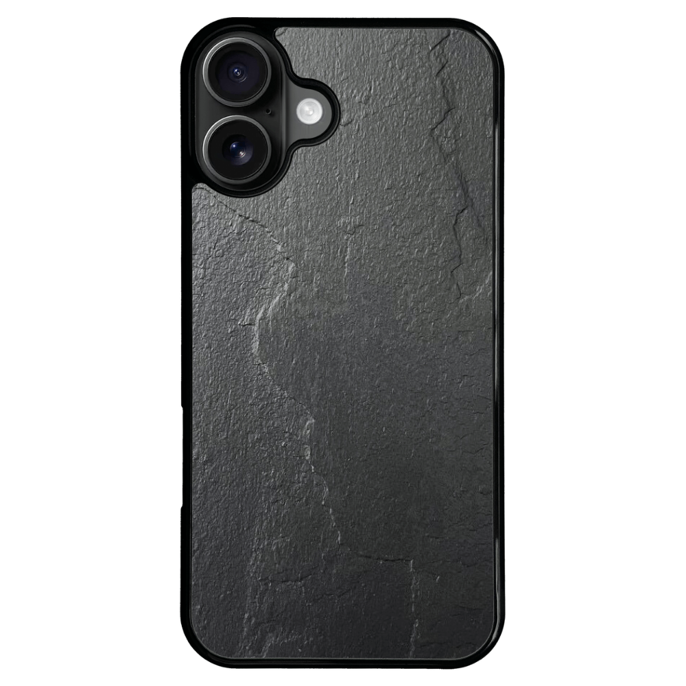 Black Stone iPhone 16 Plus Case