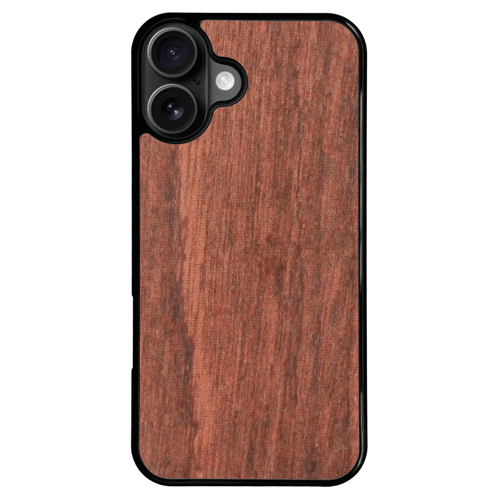 Sapele Wood iPhone 16 Plus Case