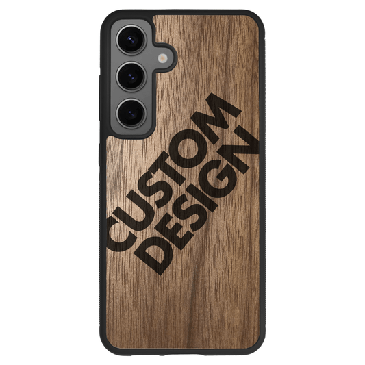 Custom Design Walnut Samsung Galaxy Case