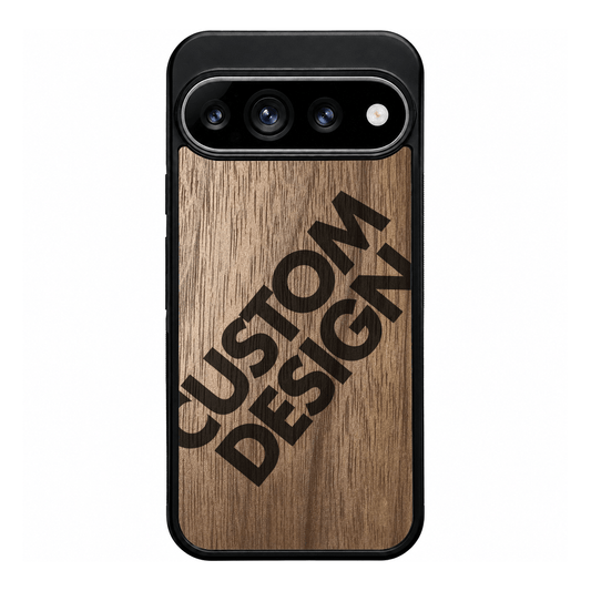 Custom Design Walnut Pixel 11 Pro Case