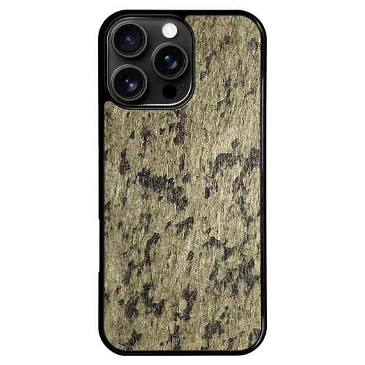 Golden Black Stone iPhone 16 Pro Max Case