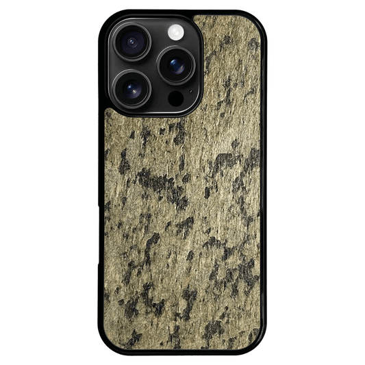 Golden Black Stone iPhone 16 Pro Case