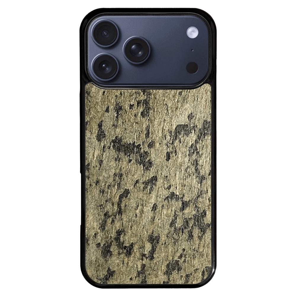 Golden Black Stone iPhone 17 Pro Max Case