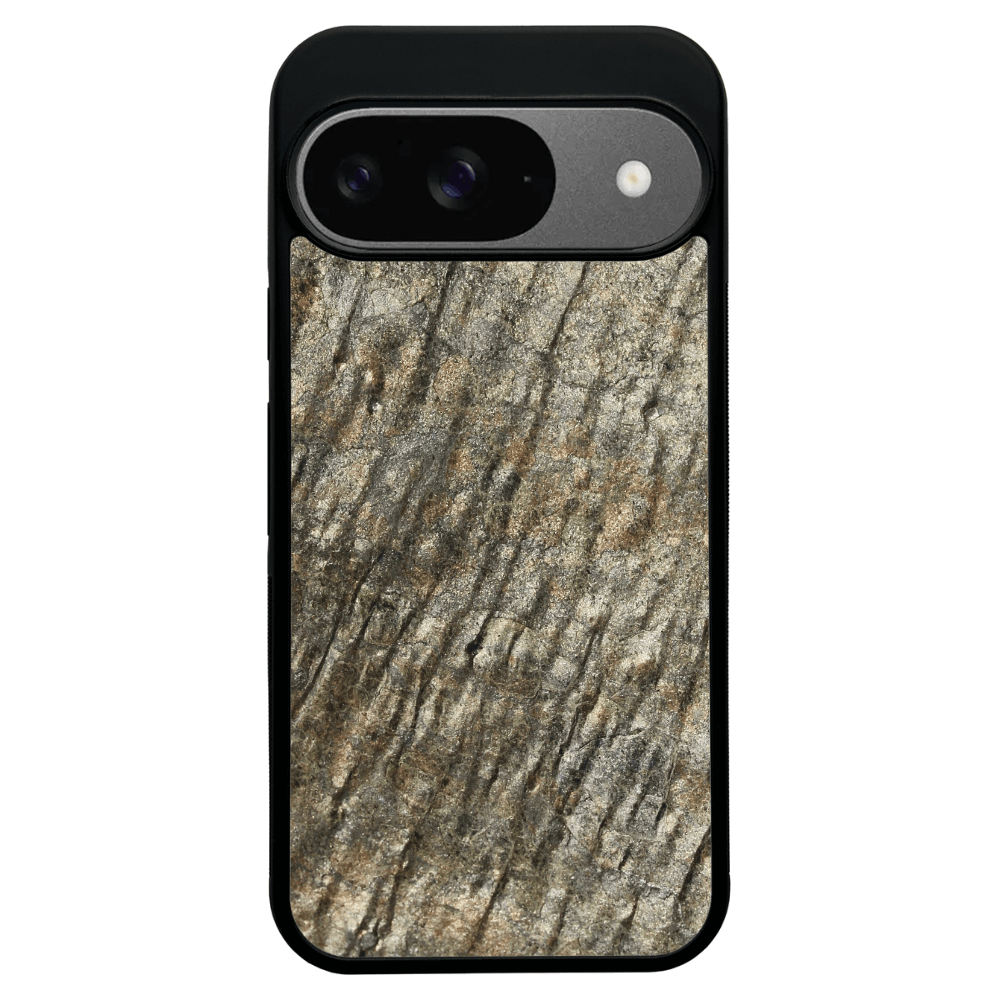 Silver Brown Stone Pixel 9 Case