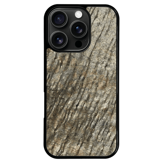 Silver Brown Stone iPhone 16 Pro Case