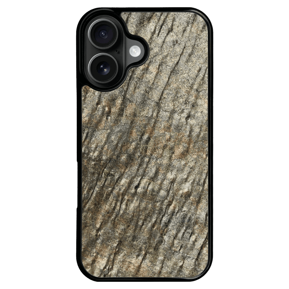 Silver Brown Stone iPhone 16 Case