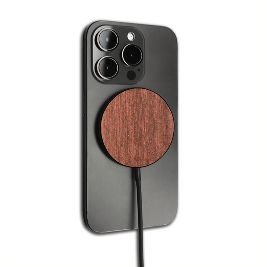 Sapele MagSafe wireless charger