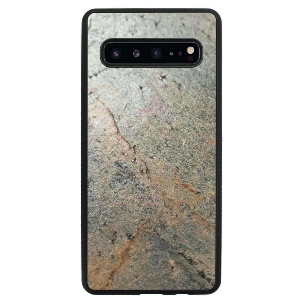 Silver Green Stone Galaxy S10 5G Case