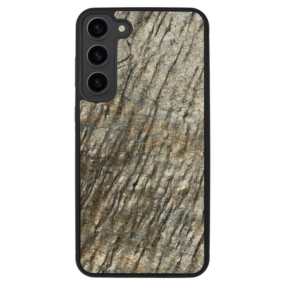 Silver Brown Stone Galaxy S23 Plus Case