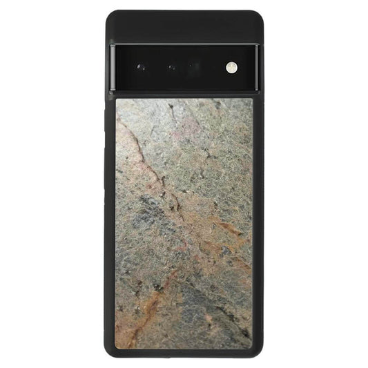 Silver Green Stone Pixel 6 Pro Case