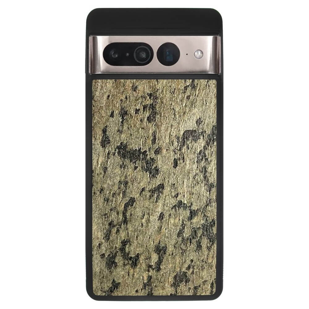 Golden Black Stone Pixel 7 Pro Case