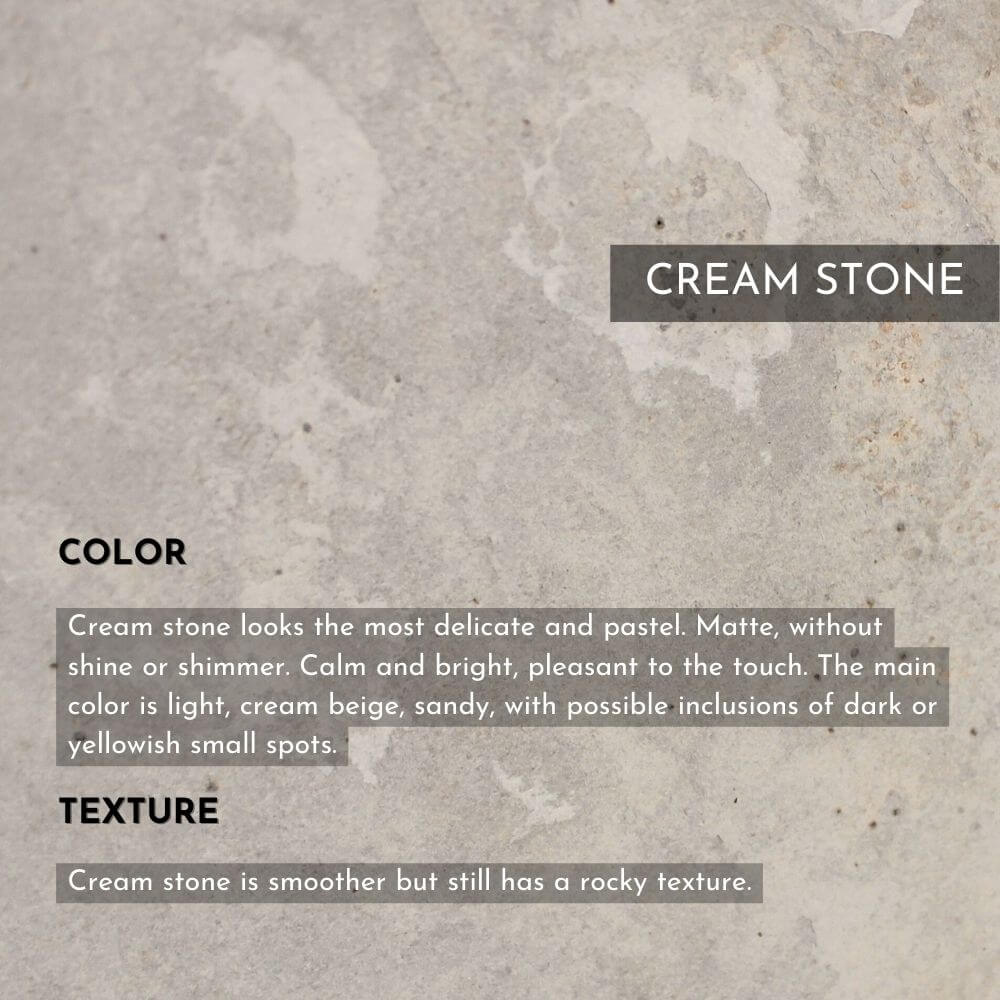 Cream Stone iPhone 16 Pro Case