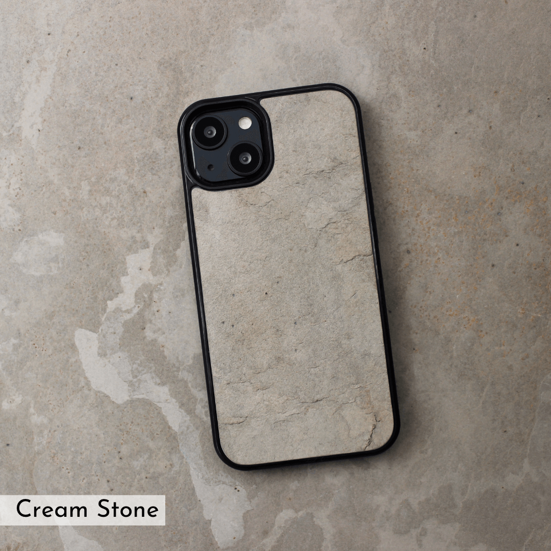 Cream Stone iPhone Case
