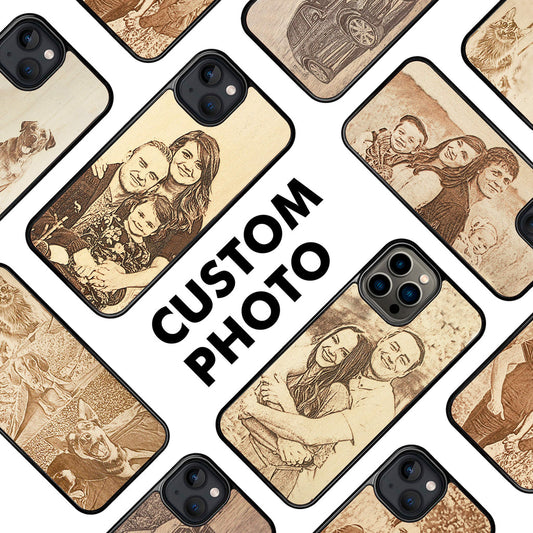 Custom Photo Wood Phone Case
