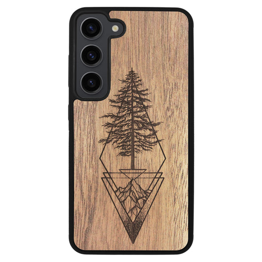 Wooden Case for Samsung Galaxy S23 Picea