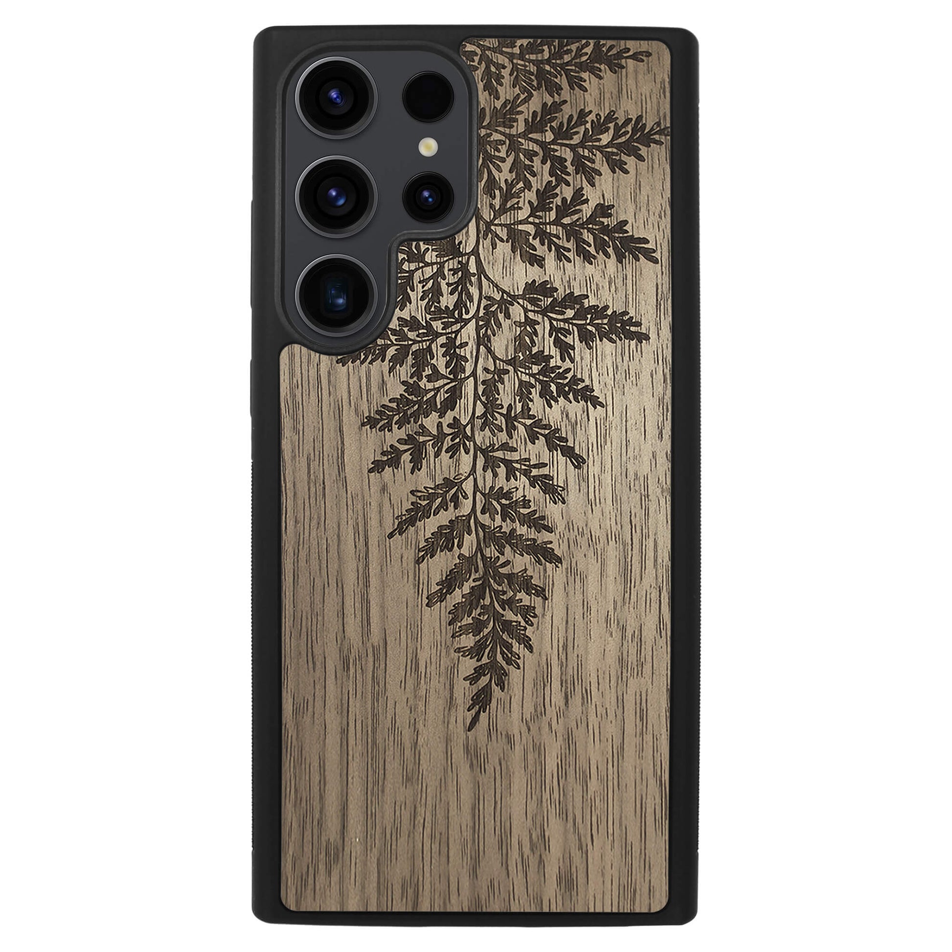 Wooden Case for Samsung Galaxy S23 Ultra Fern