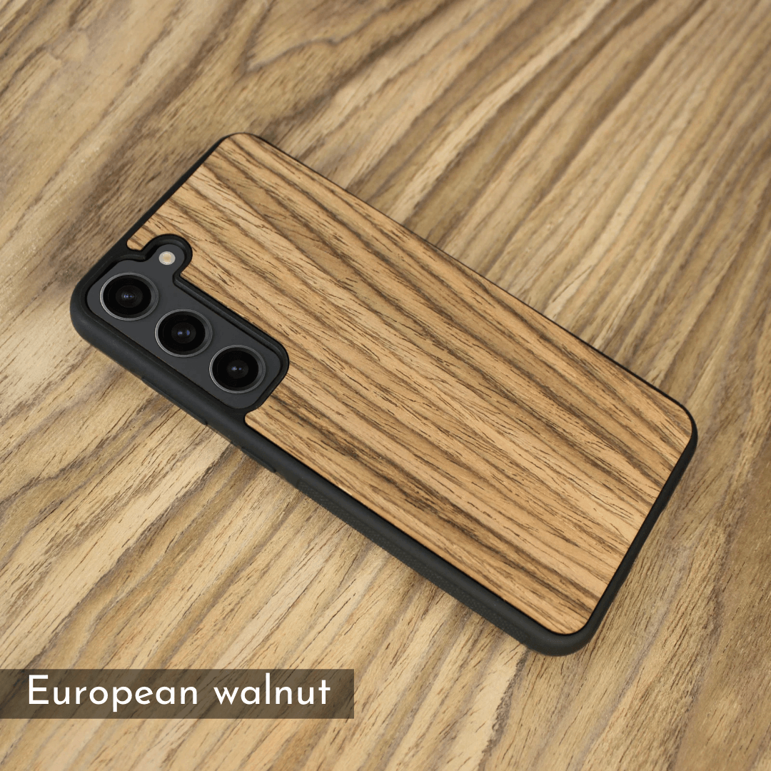 European walnut Wood Galaxy Case