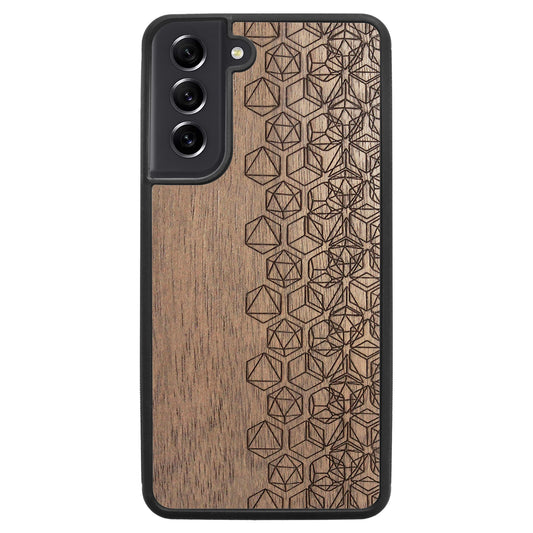 Wooden Case for Samsung Galaxy S21 FE Geometric