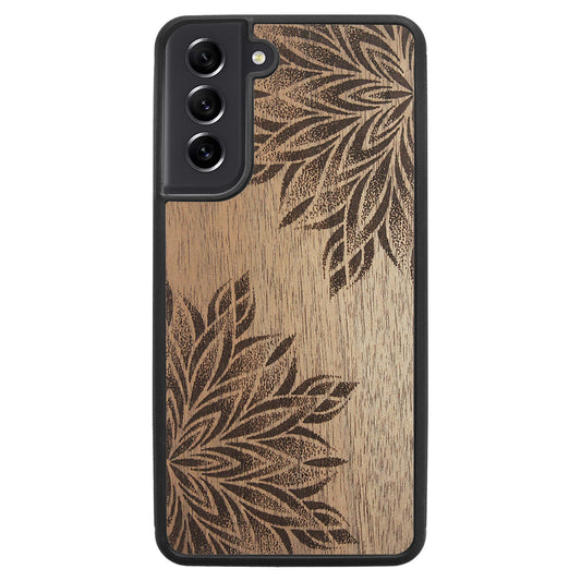 Wooden Case for Samsung Galaxy S21 FE Mandala