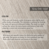 Grey Oak Wood Galaxy Case