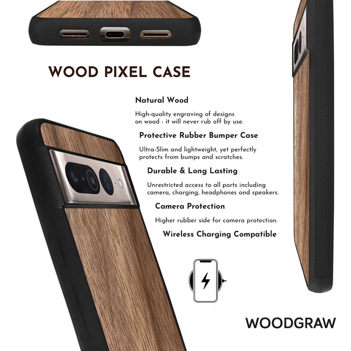 Oxford Design Wood Pixel Case