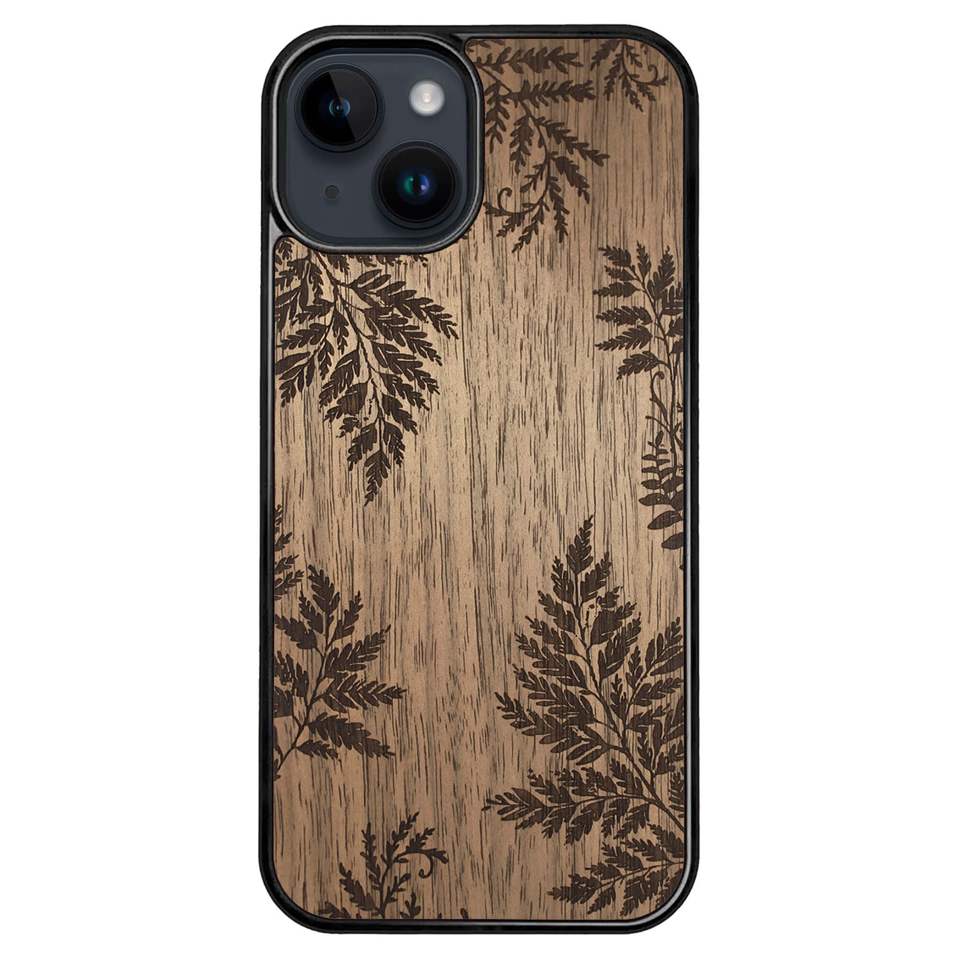Wooden Case for iPhone 14 Botanical Fern