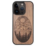 Wooden Case for iPhone 14 Pro Landscape