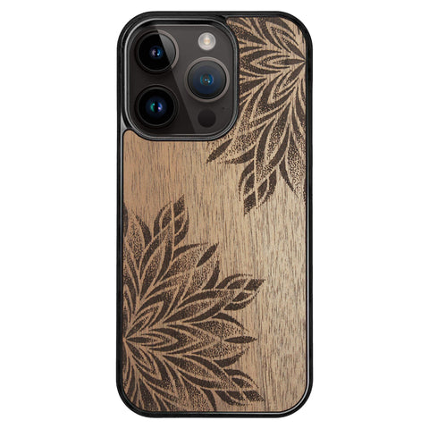 Wooden Case for iPhone 14 Pro Mandala