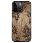 Wooden Case for iPhone 14 Pro Max Botanical Fern