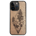 Wooden Case for iPhone 14 Pro Max Woodland