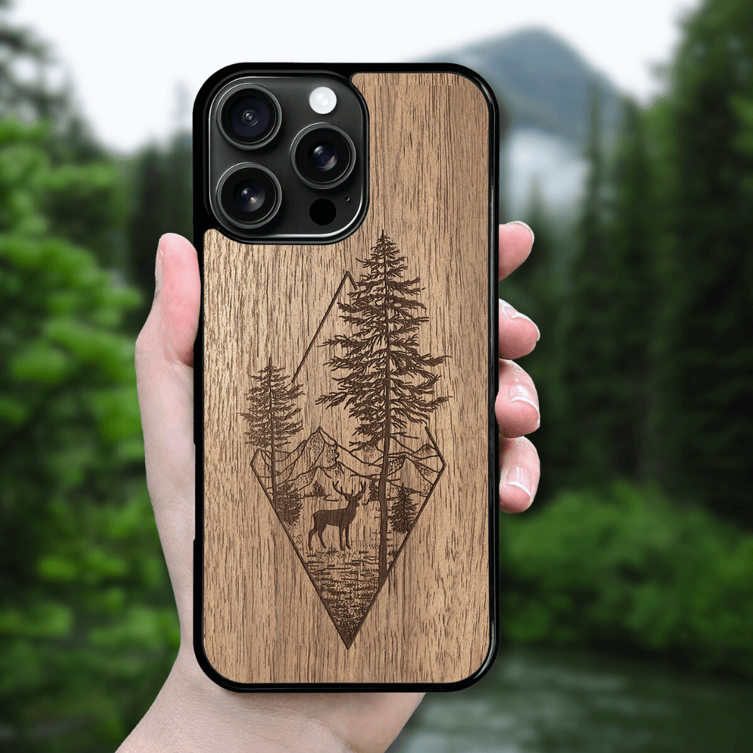 Deer Woodland - iPhone 15 MagSafe Case