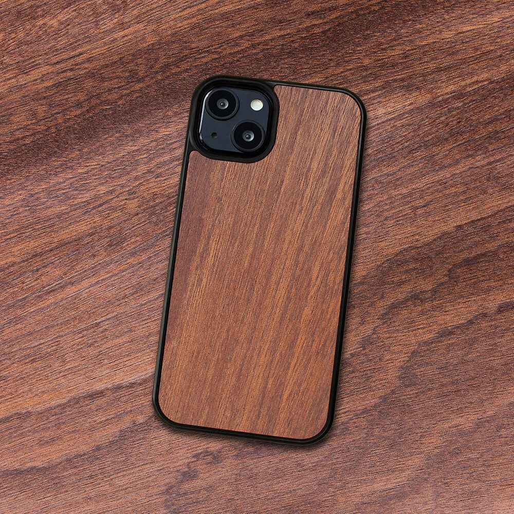 Sapele Wood iPhone 13 Mini Case