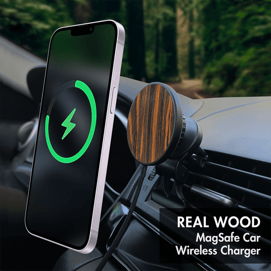 Wood MagSafe Car wireless charger
