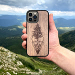 Wood iPhone 14 Pro Case Picea