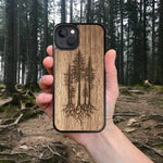 Wood iPhone 14 Pro Max Case Pines