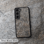Silver Brown Stone Galaxy Case