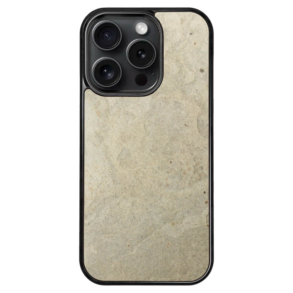 Cream Stone iPhone 15 Pro Case