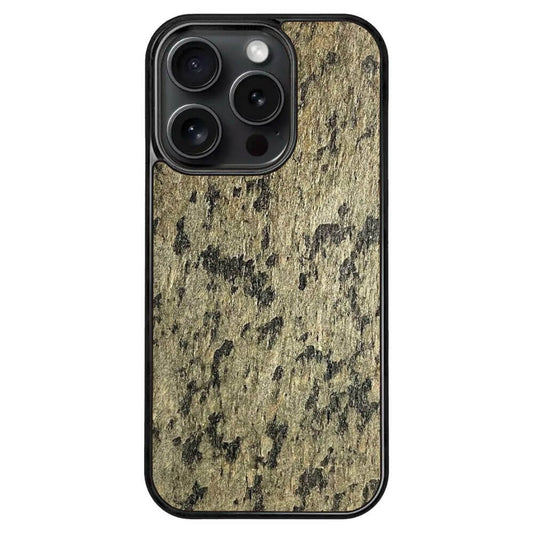 Golden Black Stone iPhone 15 Pro Case