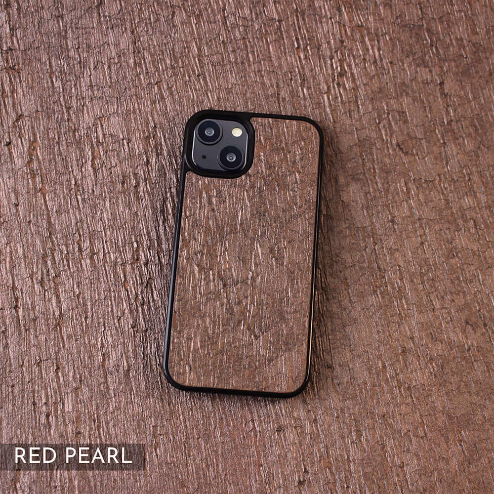 Red Pearl Stone iPhone 16 Pro Case