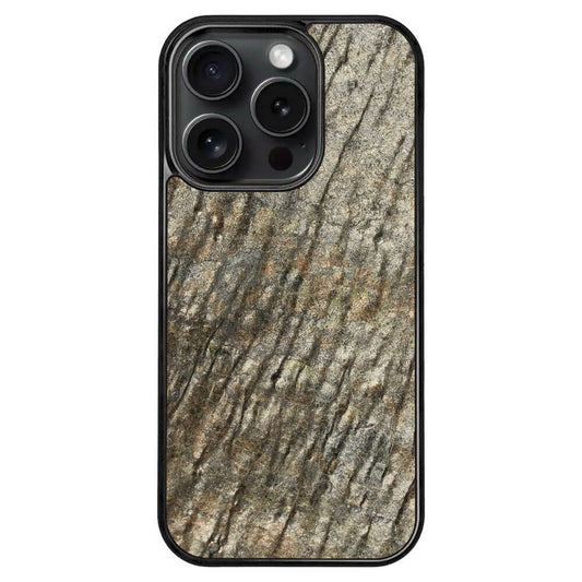 Silver Brown Stone iPhone 15 Pro Case