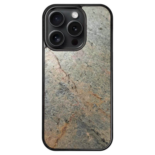 Silver Green Stone iPhone 15 Pro Case