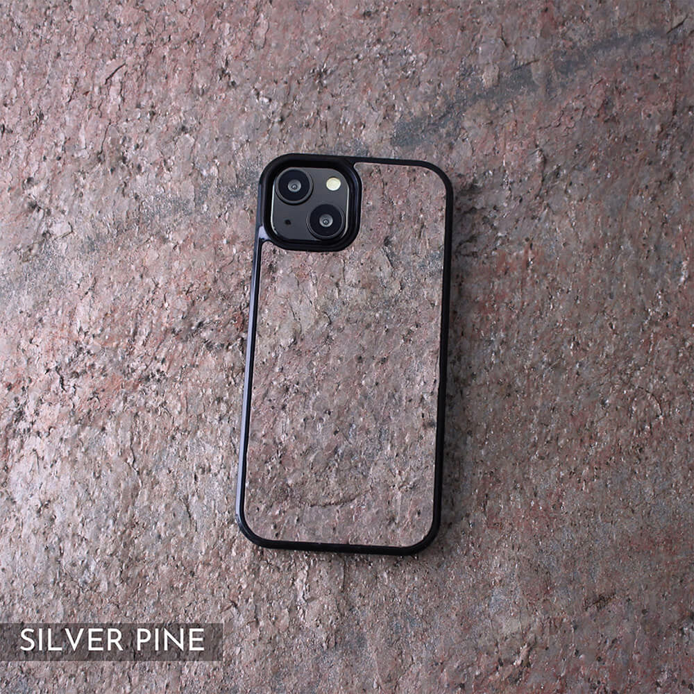 Silver Pine Stone iPhone 15 Case