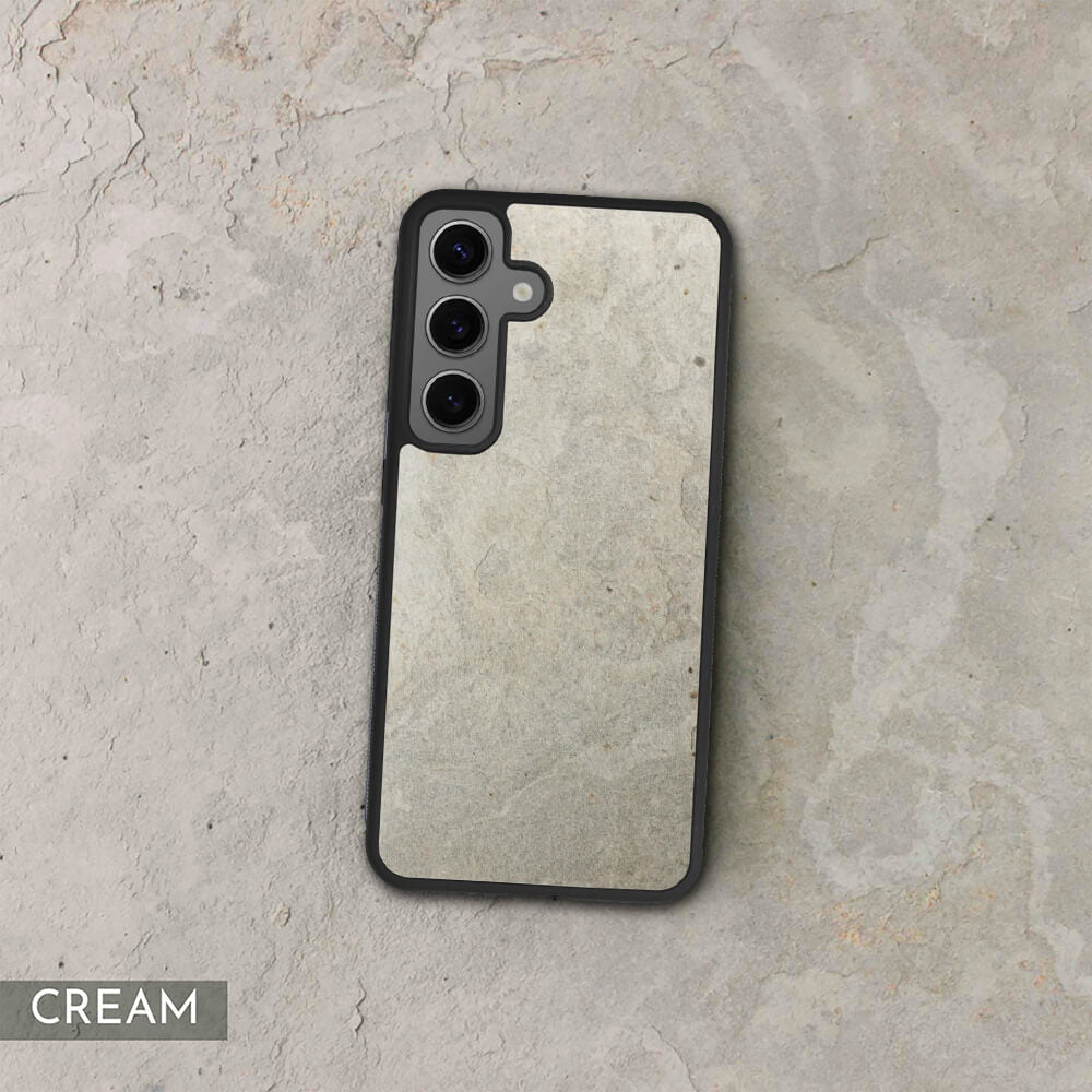 Cream Stone Galaxy S22 Ultra Case
