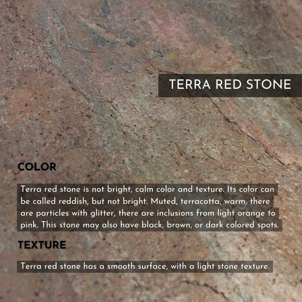 Terra Red Stone iPhone 16 Pro Case