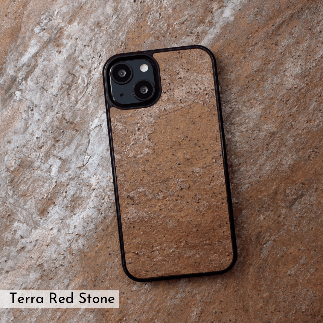 Terra Red Stone iPhone Case