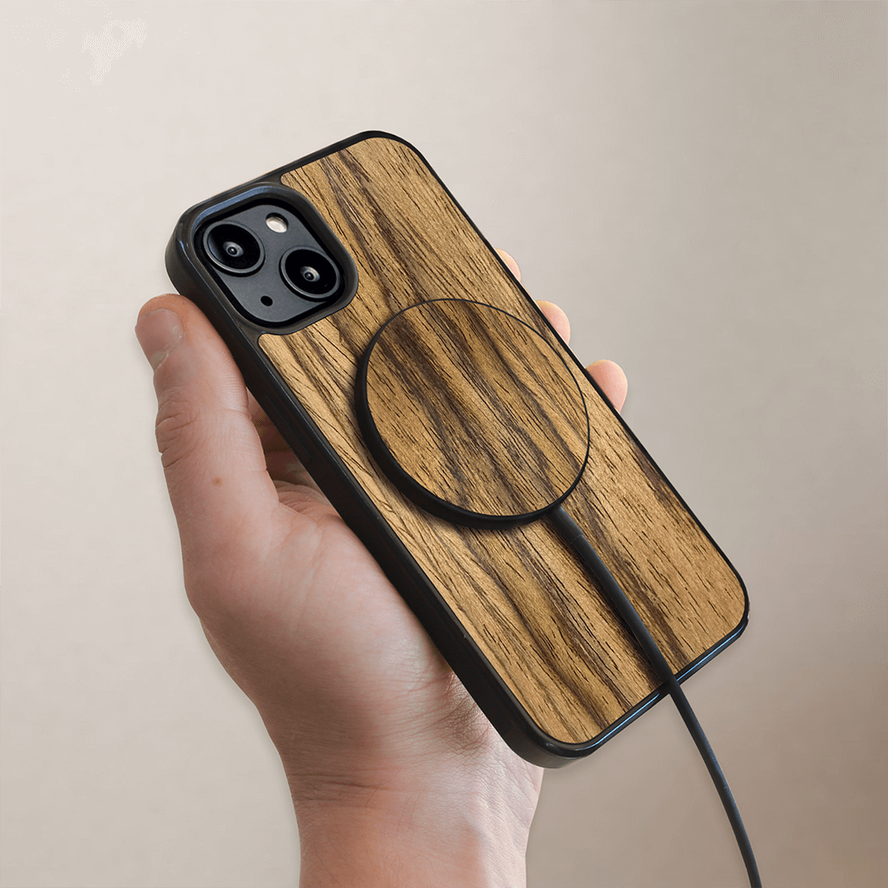 Wood MagSafe wireless charger