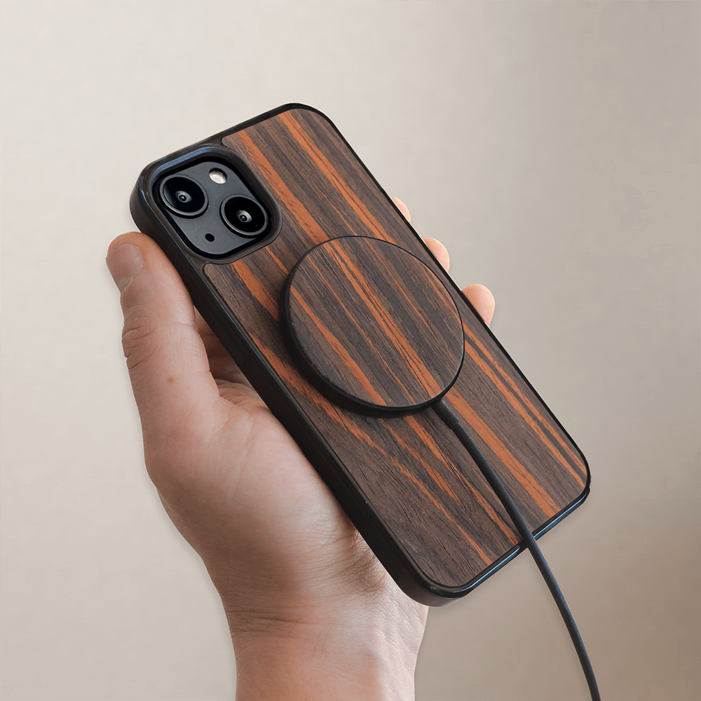 Wood MagSafe wireless charger