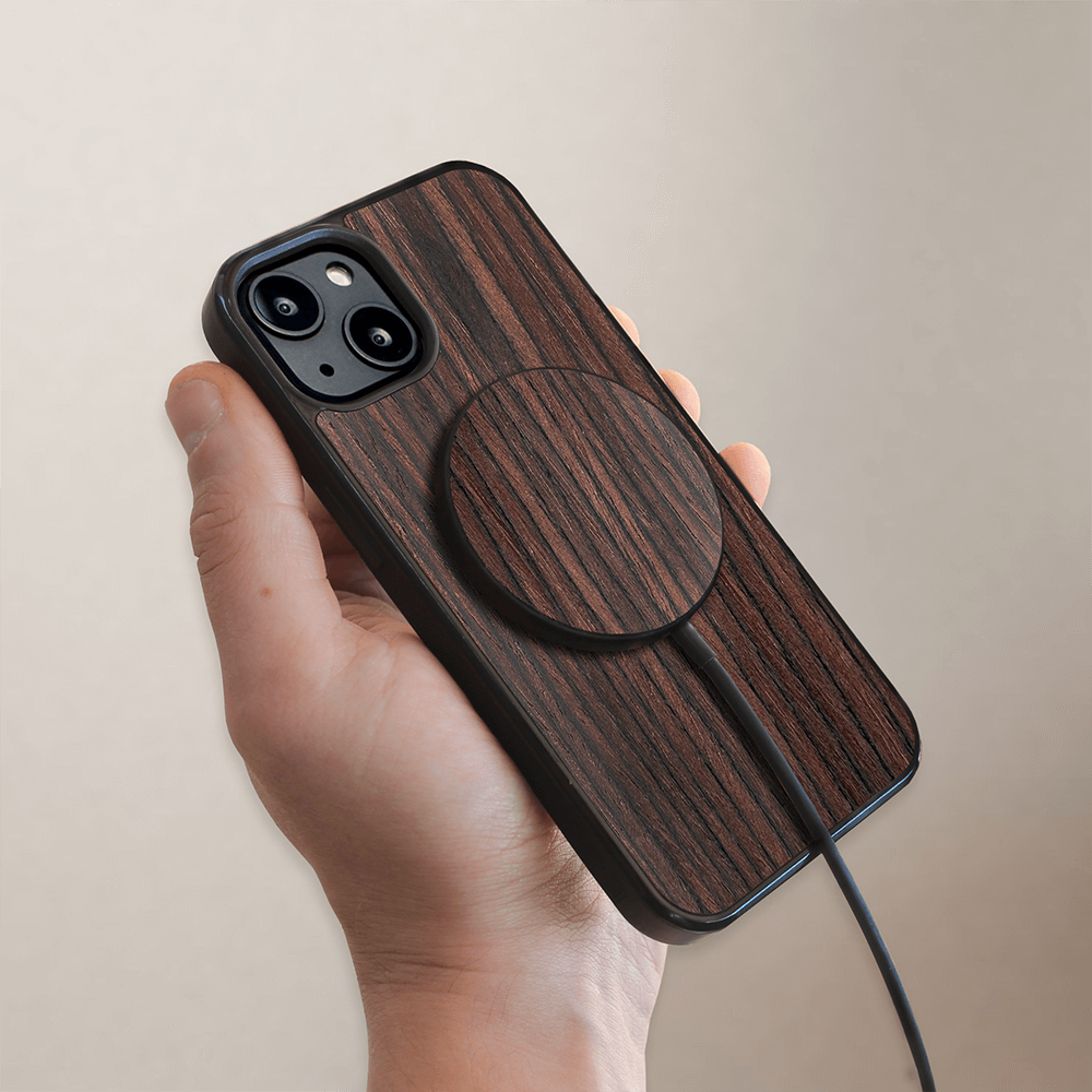 Indian Rosewood MagSafe wireless charger