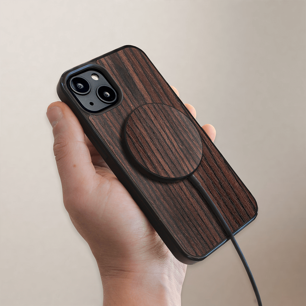 Wood MagSafe wireless charger