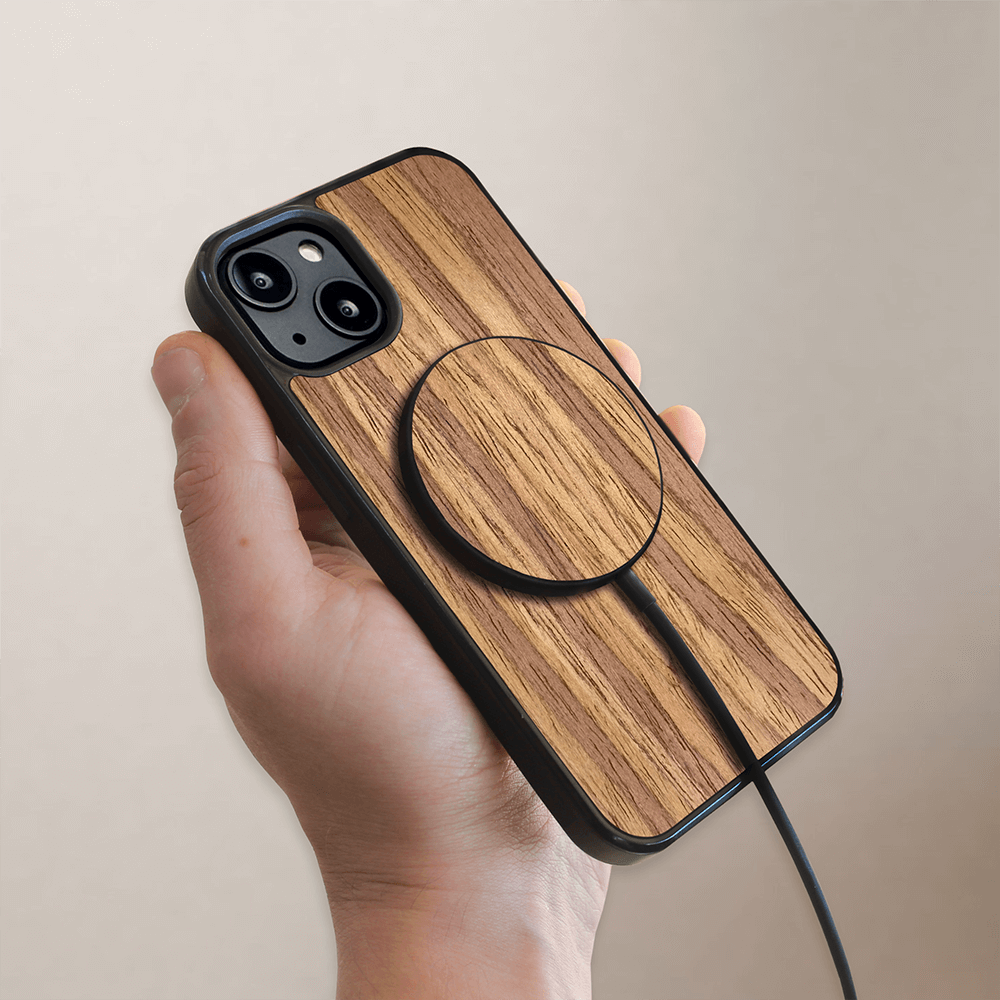 Wood MagSafe wireless charger